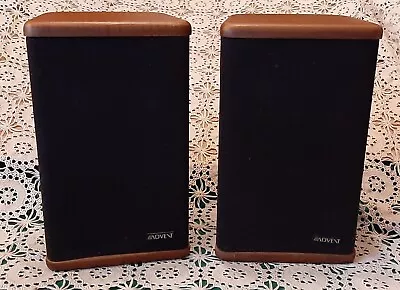 Two Advent Mini Advent Bookshelf Speakers Good Condition -tested • $59.99