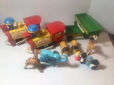 Vintage Fisher-Price Little People Circus Train Lot • $29.95