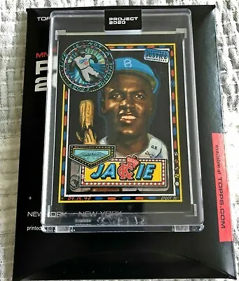 2020 Topps Project 2020 Jackie Robinson 1952 By EFDOT #114 UK IN HAND • £23