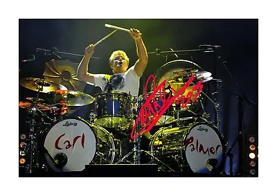 Carl Palmer 2 ELP Reproduction Autograph A4 Poster With Choice Of Frame • $29.35