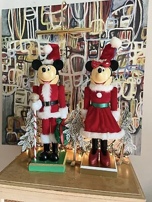 Christmas Decorations Disney Nutcracker Mickey & Minnie • $200