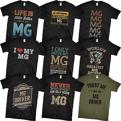 Mg Car Driver T-shirts. Pick From Our Awesome & Funny Designs. Perfect Gift Idea • £14.99