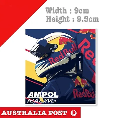 AMPOL Racing RED BULL Motorcycle JDM  Laptop  Car  Vinyl  Sticker  • $6.85