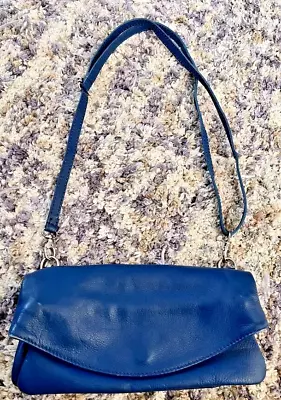 Vera Pelle Made In Italy Purse Blue • $23