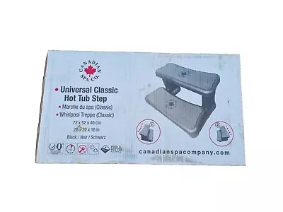 Hot Tub Step CLASSIC UNIVERSAL BLACK SPA STEPS By Canadian Spa Co. • £74.99