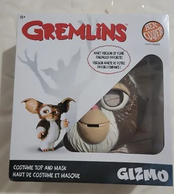 $49.99 • Buy Ben Cooper Gremlins GIZMO Halloween Costume And Mask Adult One Size Rubies NEW