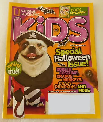 National Geographic Kids Magazine October 2014 Halloween Dog Costume Monkey • $8