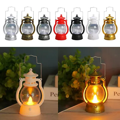 Hanging Lantern LED Oil Lamp Porch Bar Light   Theatre Outdoor Garden • £7.06