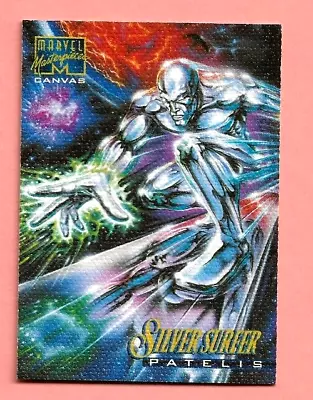 1995 Marvel Masterpieces Canvas 19 Of 22 Silver Surfer Insert Limited Edition • $14.99