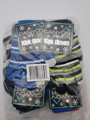 Canyon River 10 Pack Of Boys Girls Kids Smart Magic Touch Screen Gloves New! • $26.99