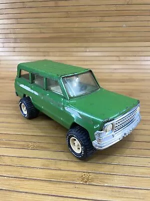 Vintage Metal TONKA 9 1/2  Green JEEP CHEROKEE CHIEF 1970s. # 53078 Well Played • $24.95