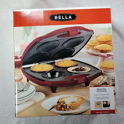 Sensio Bella 13585 4 Slot Pie Maker Red • $25