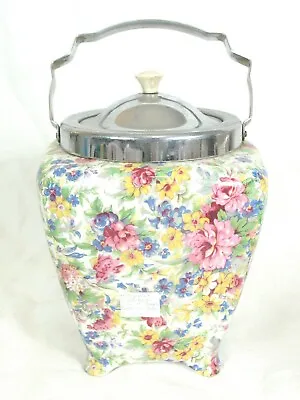 Midwinter Staffordshire Chintz brama Pattern Bisquit Barrel • $199.99