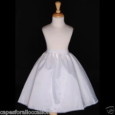 Freeshipping Wedding Flower Girl Dress Petticoat Slip Underskirt Crinoline S M L • $11.99