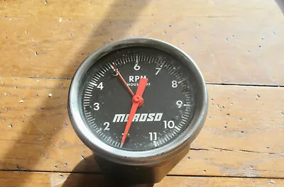 Vintage MOROSO JONES  & Cable Drive 11K Memory Tachometer 69 CAMARO GASSER HEMI • $195