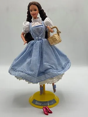 £12.55 • Buy Barbie As Dorothy 1976 With Toto, Stand, Basket, Ruby Slippers, Dress (M1)