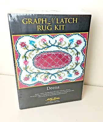 $28.95 • Buy MCG Textiles Flowers Latch Hook Kit Rug Floral Graph N Latch Victorian SEALED