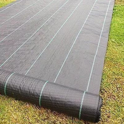 50m² Ground Cover Fabric Landscape Garden Weed Control Membrane Heavy Duty Mulch • £22.99