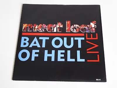 Meat Loaf Live Edit Bat Out Of Hell  7  Single Record 1987 • £2.50
