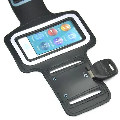 Ipod Nano 7 8th Gen Sports Gym Arm-band Workout Running Case Cover Strap • $23.88