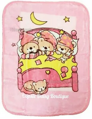 Baby Blanket Supersoft Mink Soft Fleece Blanket Girls • $18.48