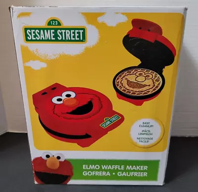 Elmo Shaped Red Sesame Street Waffle Maker Easy Cleanup Kitchen Appliance WORKS • $12.99