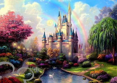 Disney Castle A4 Art Print Photo Picture • £4