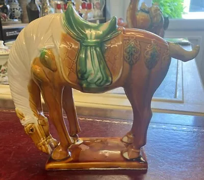 £10 • Buy Tang Style Chinese War Horse. Good Condition With No Chips, Cracks Or Crazing