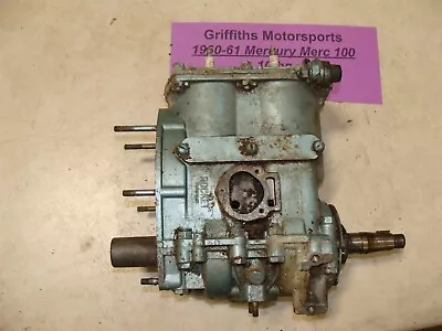  1960-61 MERCURY MERC-100 10HP Outboard Motor Engine Powerhead Crankcase • $69