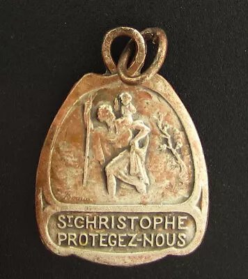 Vintage Saint Christopher Medal Religious Holy Catholic • $11.99