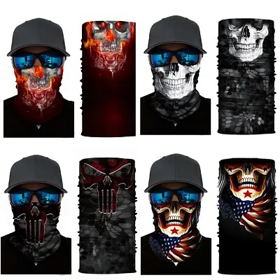 4pc Face Mask Balaclava Scarf Neck Fishing Shield Sun Gaiter UV Headwear • $4.99