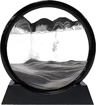 Moving-Sand Frame Art Picture Glass  3D Sandscape In Flowing-Gifts Display • $18.99