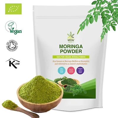 £14.99 • Buy 500g Organic Moringa Powder Oleifera Superleaf Raw Vegan Supplement Superfood