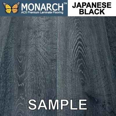 12mm LAMINATE FLOORING /FLOATING FLOOR AC5 Japanese Black (Sample) • $1