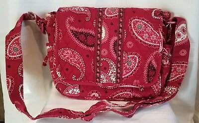 Vera Bradley Messenger Bag In Mesa Red Pattern • $17