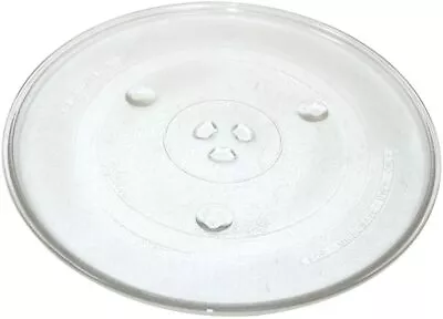 Strong Durable Universal Microwave Turntable Glass Plate 6 Fixers Various Sizes • £13.99