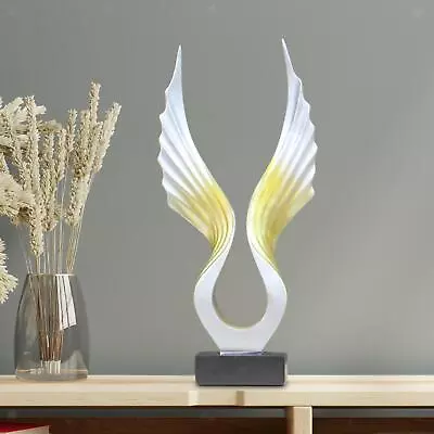 Nordic Style Eagle Wing Statue Collectible Ornament Desktop Living Room Home • £22.44