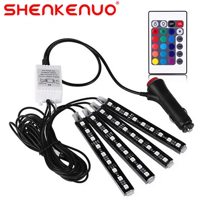 Parts Accessories RGB LED Lights Car Interior Floor Decor Atmosphere Strip Lamps • $16.55