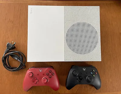 $175 • Buy Xbox One S 500GB White Console + 2 Controllers + 10 Games + Cables