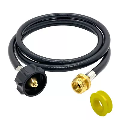 $15.95 • Buy 6FT Propane Adapter Hose LP Tank 1lb To 20lb Converter For QCC1 Type1 Gas Grill