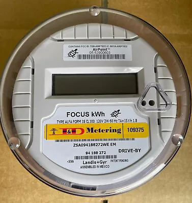 Landis & Gyr (l&g) Watthour Meter (kwh) Alfa  Focus 120 Volts Fm 1s 100 Amp  • $37.99