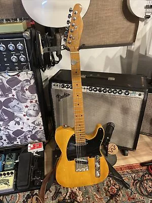 Blonde Fender Copy Telecaster - 6 String Maple Fingerboard Electric Guitar • $1195