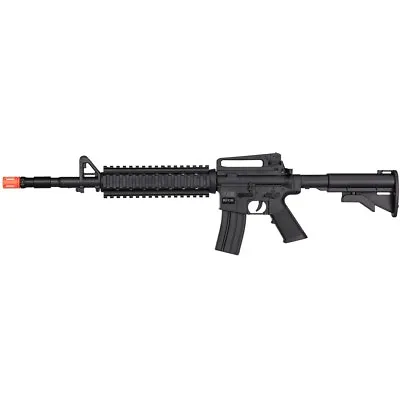 MINI TACTICAL M4 A1 SPRING AIRSOFT RIFLE GUN W/ QUAD RIS RAILS 6mm BB BBs M-16 • $14.95