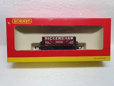 OO Gauge Hornby R6525 4 Plank Open Wagon No.624 Bickershaw Wigan -new • £10.99