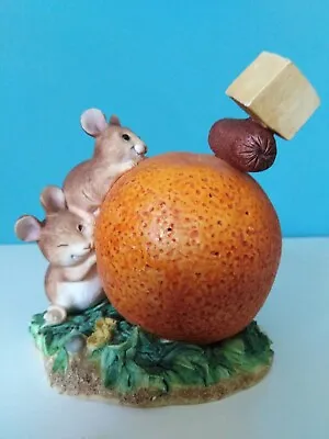 £40 • Buy Border Fine Arts Merrie Mice Fruit Fun 'Cocktail Party' - 2001
