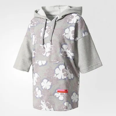 Nwt~STELLA McCARTNEY Adidas STELLASPORT HOODIE Printed Floral Sweat Shirt~Size S • $69.99