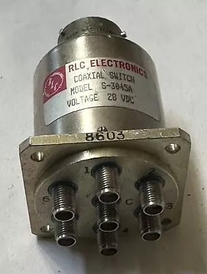 $25 • Buy RLC S-3045A SP6T DC-18GHz Coaxial Switch