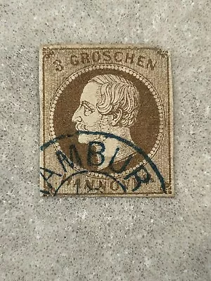 3 Groschen Hannover Stamp • $3