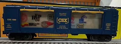 MTH Rail King 30-79512 CSX Operating Action Box Car(# 1980) O Gauge NIB • $79.95