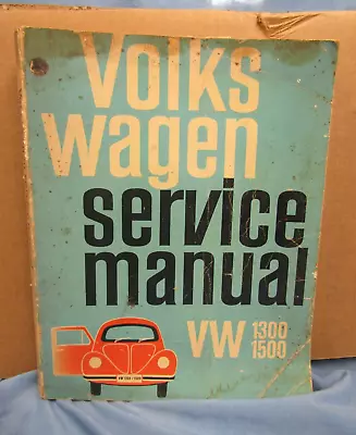 Vintage Volkswagen Service Manual 1300 / 1500 • $19.99